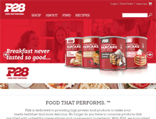 Tablet Screenshot of p28foods.com